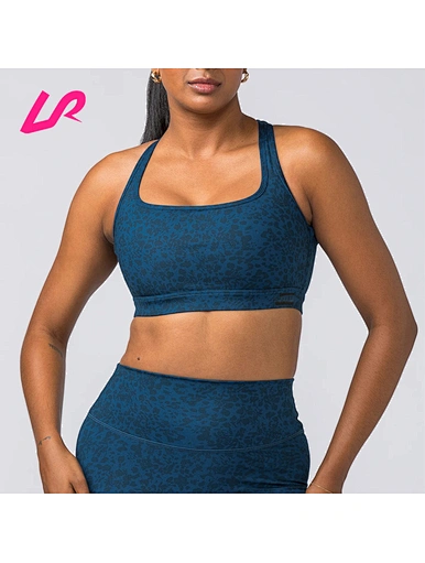 leopard sports bra